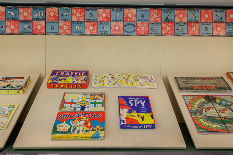 Image: Installation view of "Let’s Play! 100 Years of Board Games"