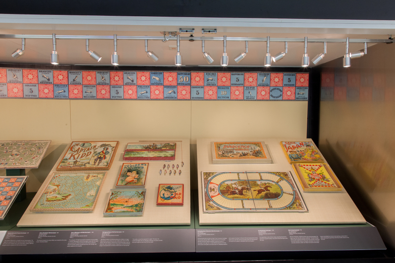 Image: Installation view of "Let’s Play! 100 Years of Board Games"