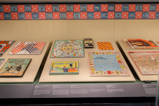 Image: Installation view of "Let’s Play! 100 Years of Board Games"