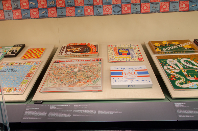 Image: Installation view of "Let’s Play! 100 Years of Board Games"