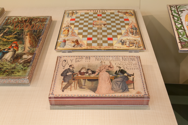 Image: Installation view of "Let’s Play! 100 Years of Board Games"