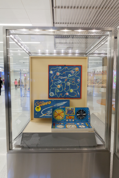 Image: Installation view of "Let’s Play! 100 Years of Board Games"