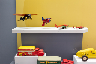 Image: Installation view of "Streamlines: Aerodynamic Consumer Designs for the Air Age"