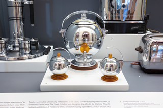 Image: Installation view of "Streamlines: Aerodynamic Consumer Designs for the Air Age"