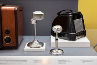 Image: Installation view of "Streamlines: Aerodynamic Consumer Designs for the Air Age"