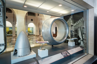 Image: Installation view of "Aluminum: the Miracle Metal of Aviation"