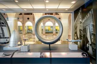 Image: Installation view of "Aluminum: the Miracle Metal of Aviation"
