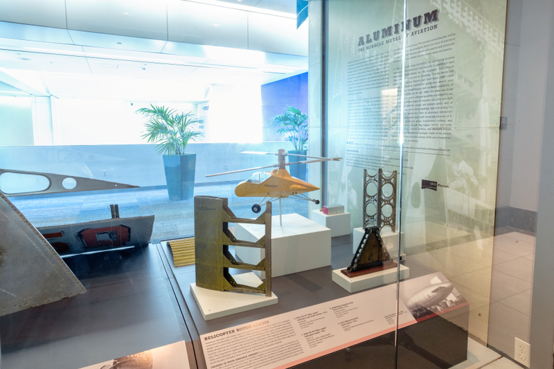 Image: Installation view of "Aluminum: the Miracle Metal of Aviation"