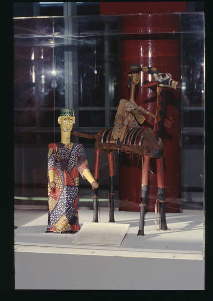 Image: Installation view of "A World View of Puppets"