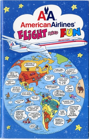 Children's inflight activity book: American Airlines