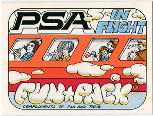 Image: children's in-flight activity kit: Pacific Southwest Airlines (PSA), PSA in Flight Fun + Pack