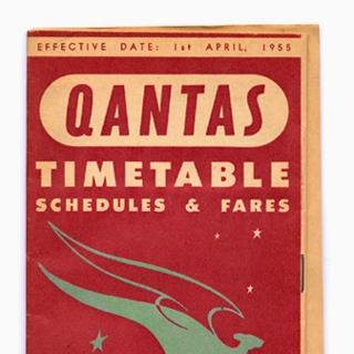 Image #1: timetable: Qantas Airways, Lockheed L-1049 Super Constellation