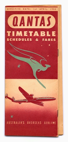 Timetable: Qantas Empire Airways, Lockheed L-1049 Super Constellation