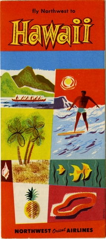 Brochure: Northwest Orient Airlines, Hawaii