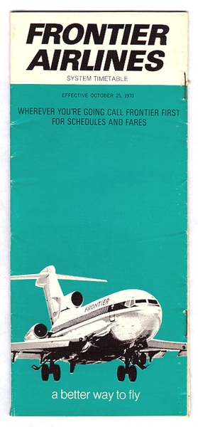 Image: timetable: Frontier Airlines