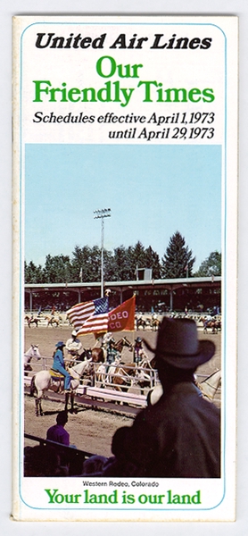 Image: timetable: United Air Lines