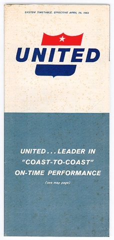 Timetable: United Air Lines