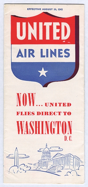 Image: timetable: United Air Lines
