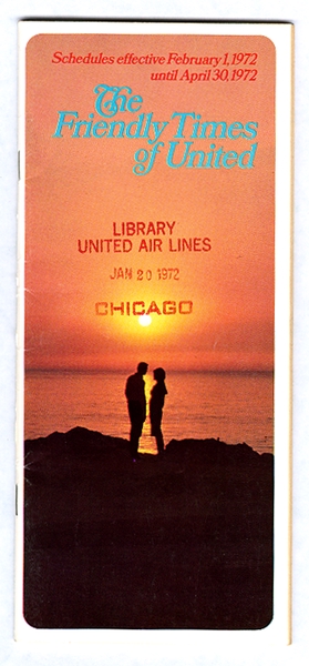 Image: timetable: United Air Lines