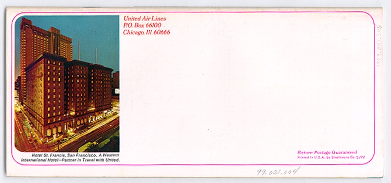 Image: timetable: United Air Lines