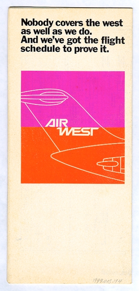 Image: timetable: Air West