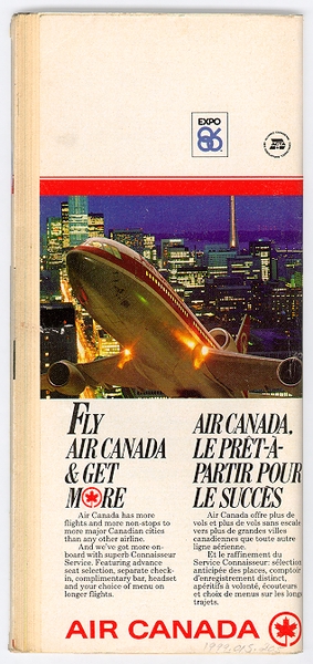 Image: timetable: Air Canada
