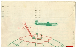 Image: airmail envelope and letter: Pan American World Airways, Air Mail from the North Pole!