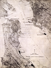Image: map: San Francisco Bay Area, airfields