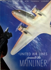 Image: brochure: United Air Lines, Douglas DC-3