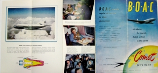 Image: brochure: BOAC (British Overseas Airways Corporation), Comet