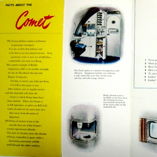 Image #2: brochure: BOAC (British Overseas Airways Corporation), Comet