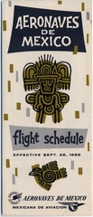 Image: timetable: Aeronaves de Mexico