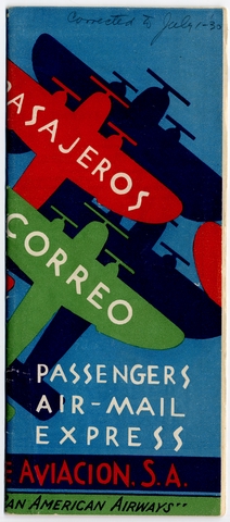 Timetable: Mexican Aviation Company, Pan American Airways