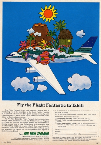 Advertisement: Air New Zealand, Tahiti