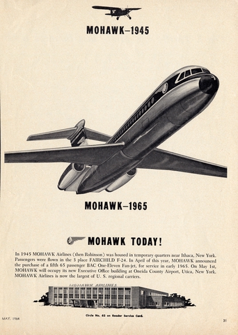 Advertisement: Mohawk Airlines