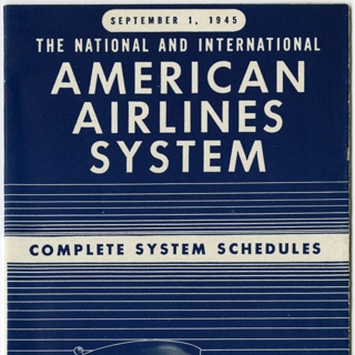 Image #6: flight information packet: American Airlines, Douglas DC-3