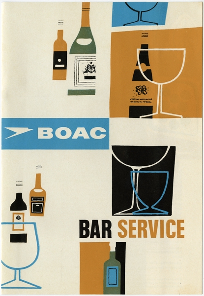 Image: flight information packet: BOAC (British Overseas Airways Corporation) and BOAC Cunard