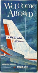 flight information packet: American Airlines, Boeing 707 Astrojet