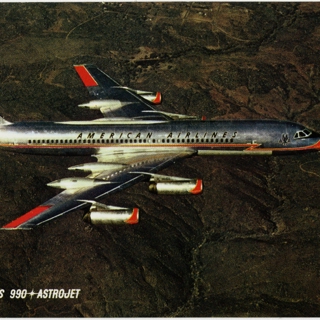 Image #21: flight information packet: American Airlines, Boeing 707 Astrojet