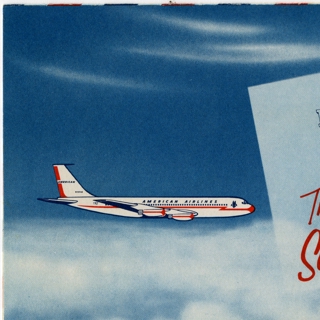 Image #18: flight information packet: American Airlines, Boeing 707