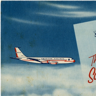 Image #7: flight information packet: American Airlines, Boeing 707