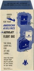 Image: flight information packet: American Airlines, Boeing 707