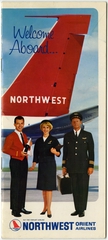 Image: flight information packet: Northwest Orient Airlines