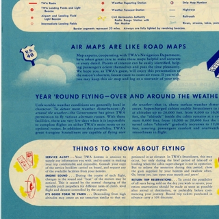 Image #10: flight information packet: Transcontinental & Western Air (TWA), Douglas DC-3