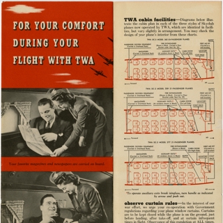 Image #5: flight information packet: Transcontinental & Western Air (TWA), Douglas DC-3