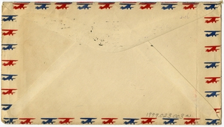 Image: airmail flight cover: Interstate Airlines, Inc., CAM-30, Chicago - Atlanta route, Joe Hammer