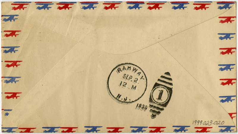 Image: airmail flight cover: CAM-9, Beloit, Wisconsin