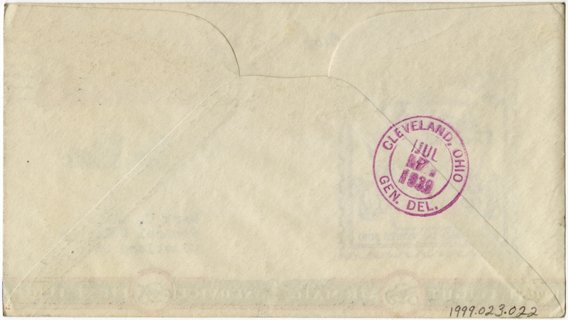 Image: airmail flight cover: Experimental Route 2001, Philadelphia - Camden, New Jersey route