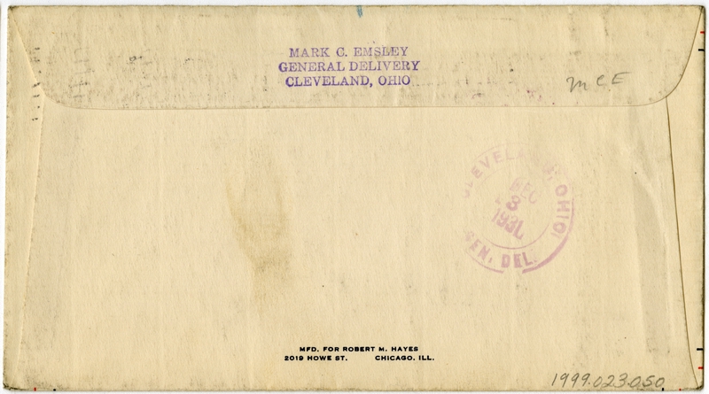 Image: airmail flight cover: First airmail star route 31107