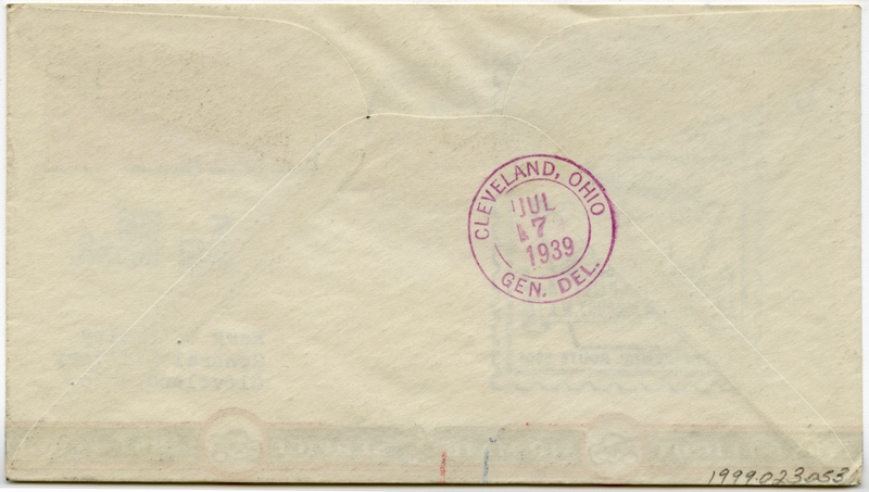 Image: airmail flight cover: Experimental Route 2001, Philadelphia - Camden, New Jersey route